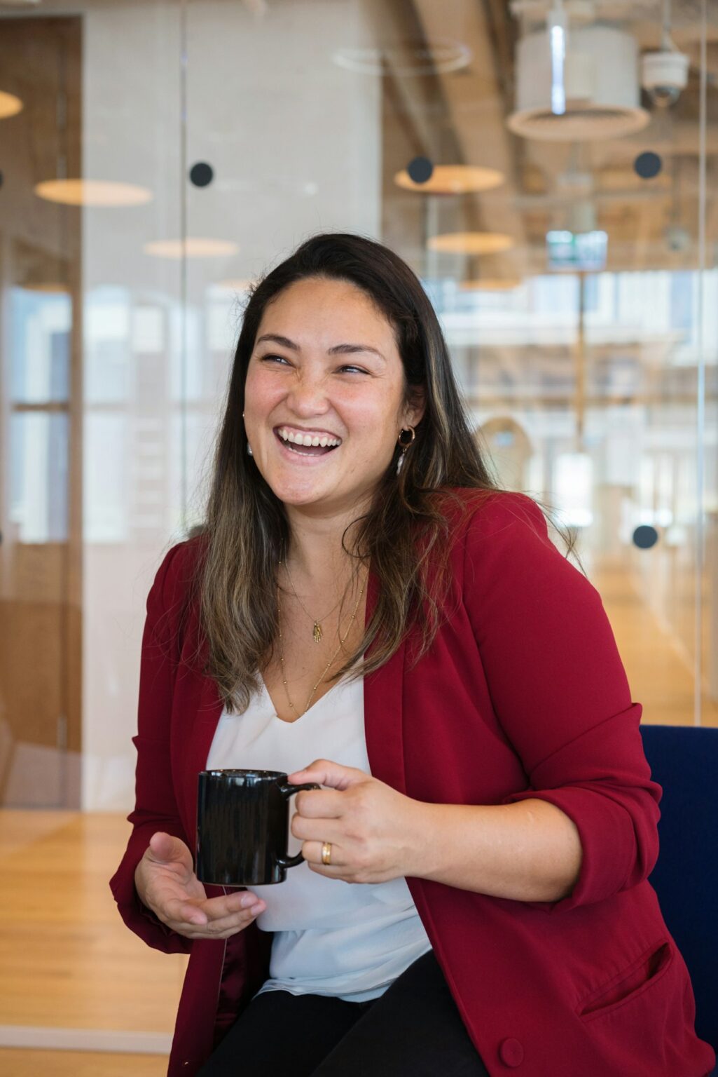 Portrait of a woman in the office