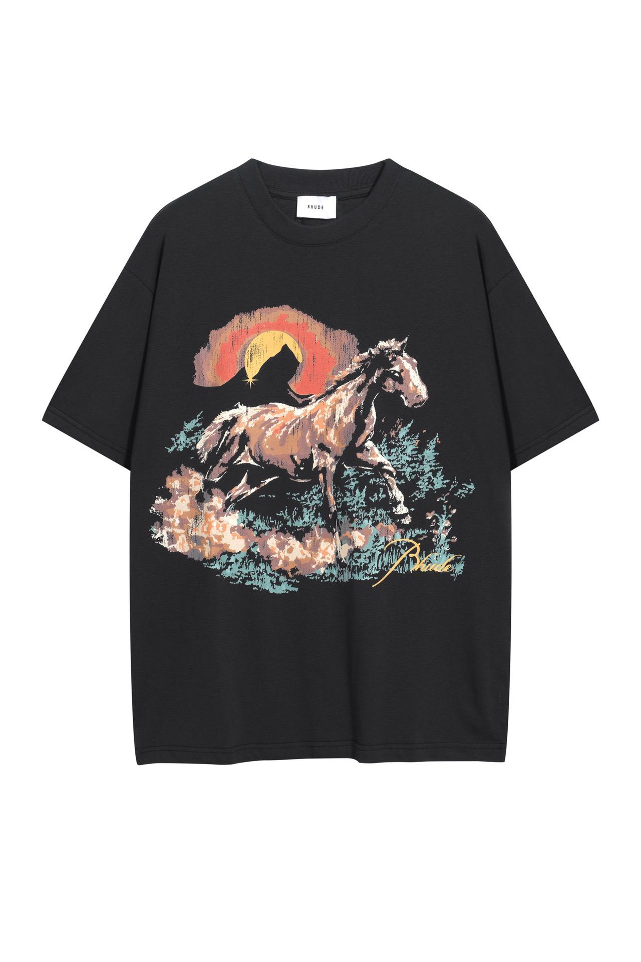 Santo Tee 'Vintage Black'