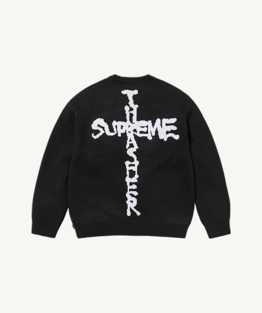 Sup Thrasher Sweater Black