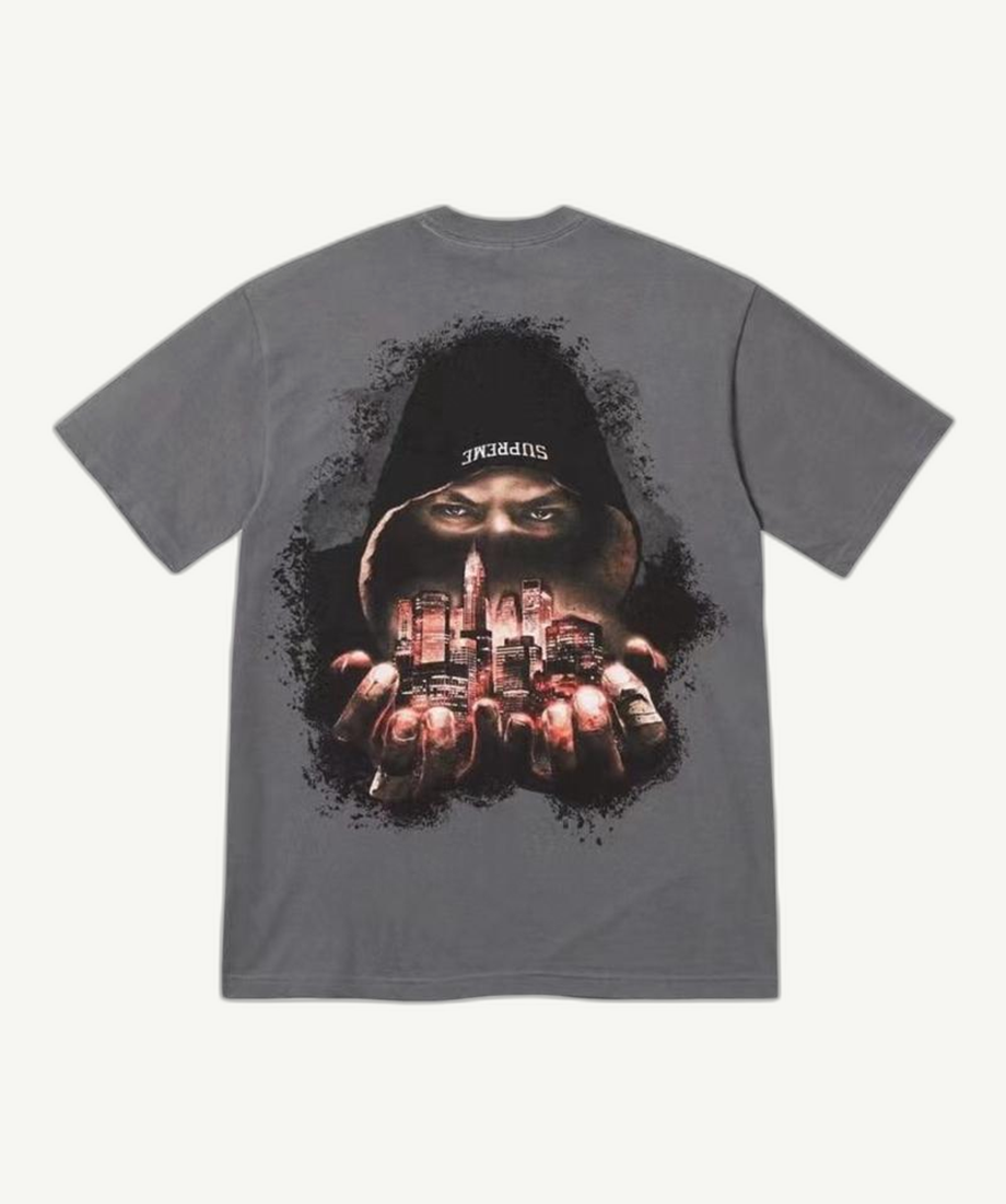 Supreme Fighter Tee Charcoal